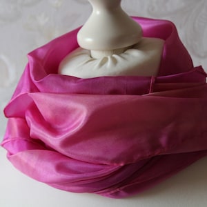 wine-red silk scarf various sizes silk scarf