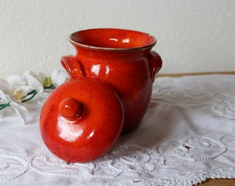 Storage pot clay pot large red pottery pottery