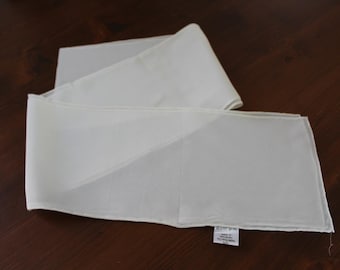 Long, narrow silk scarf, 180 x 15 cm, for painting, silk painting