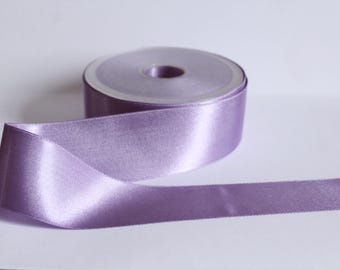6.30 m purple satin ribbon, 4 cm wide, bow ribbon, decorative ribbon