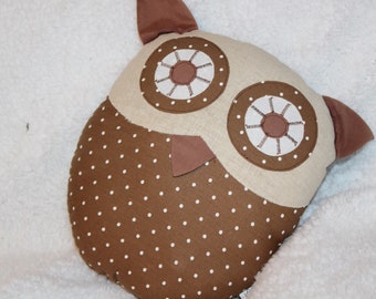 Cushion Owl Hugo decorative cushion gift handmade