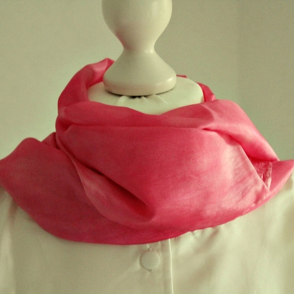 pink silk scarf or scarf many sizes silk scarf silk scarf