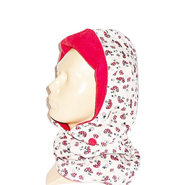 Kids Hooded Scarf Etsy