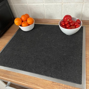 Stove cover felt, hob cover, protection