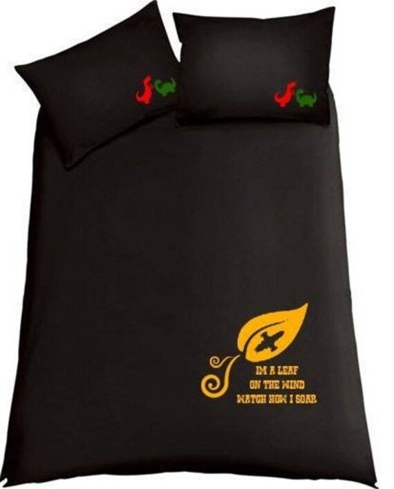Firefly Leaf On The Wind Wash Themed Bedding Duvet Set Double Etsy