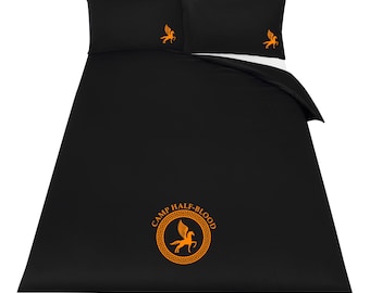 Black Camp blood Duvet set bedding geek nerd