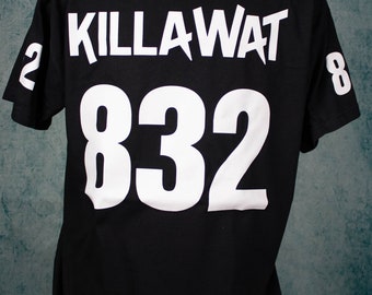 Roller Derby Name/Number only ScrimTraining T Shirt or Vest, Cotton, softex, spiro or Sporty black or white