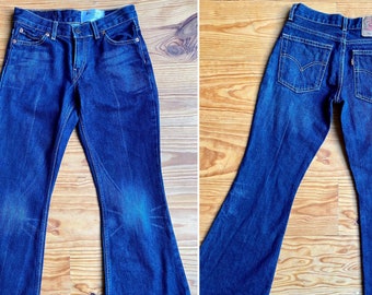 Size 32 Vintage Distressed Levis 527 Bootcut Jeans W32 L29 