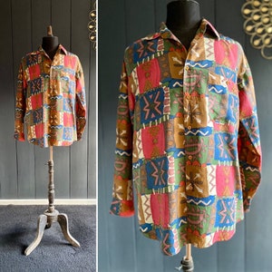 Chemise en soie imprimée homme new arrivals