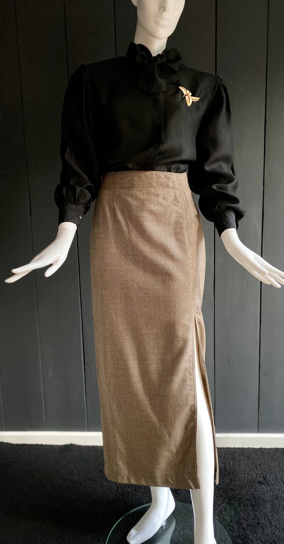 Falda larga de de los 80 estilo pata de - Etsy España