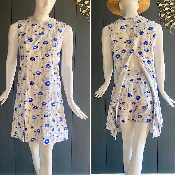 2 piece vintage 60s set with dress and matching s… - image 1