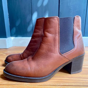 Bottines Western Nocona Pour Femme - Taille 8.5 B - Cuir Brun - Modèle 4016 Avec Peigne