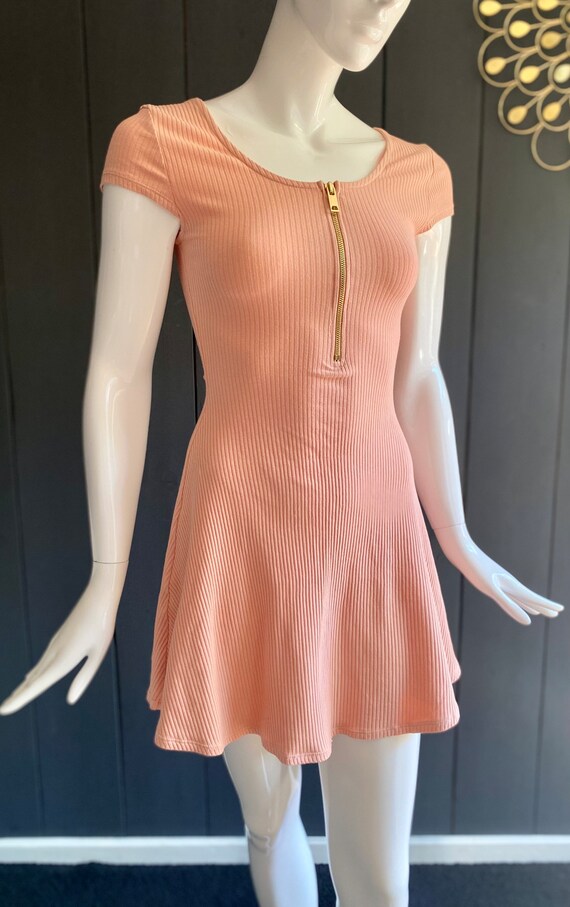 Vintage Y2K skater dress inspired by 90s old pink… - image 3