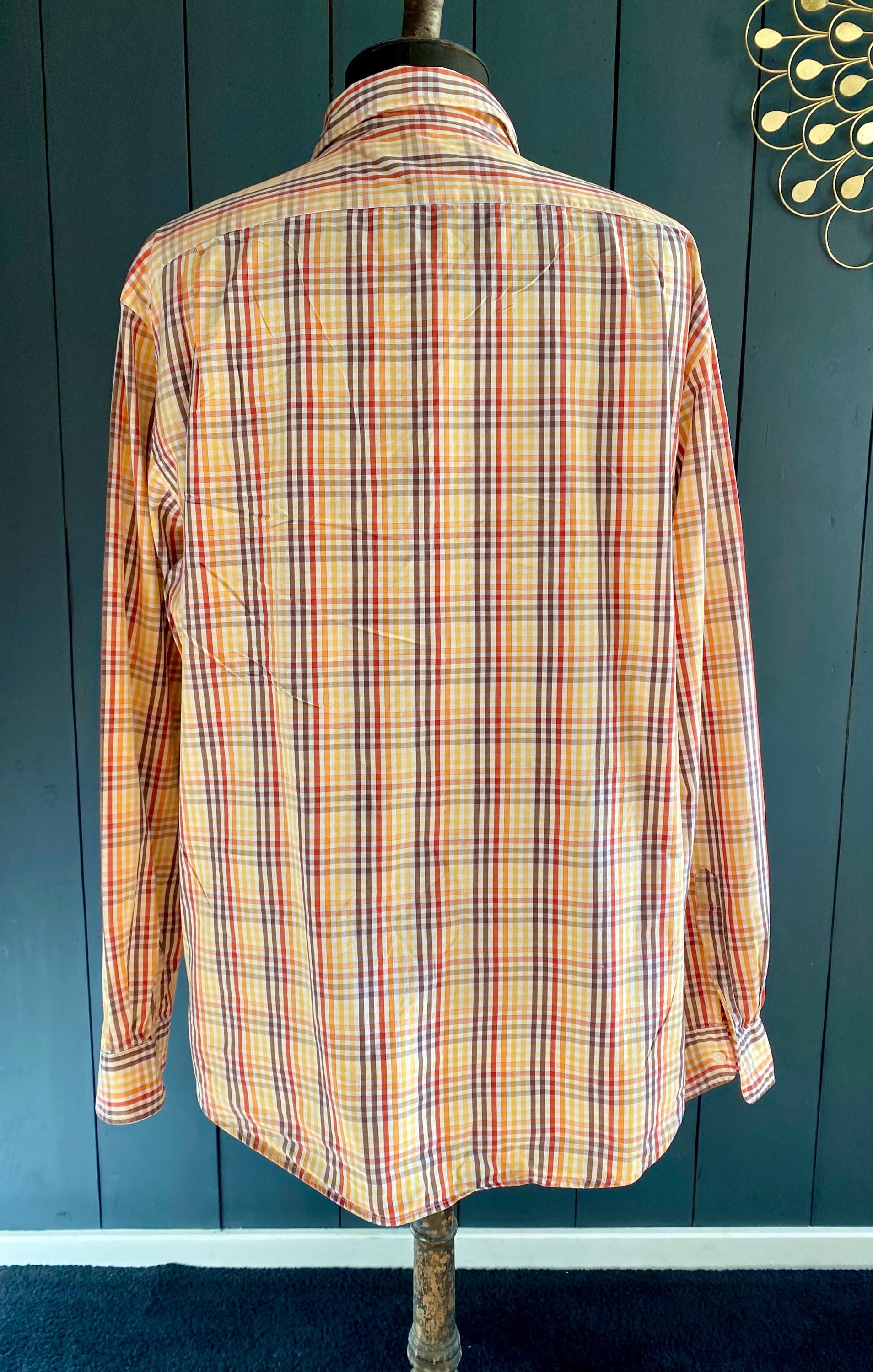 Chemise BOSS ORANGE à Carreaux Taille L - 100% Coton, Manches Longues, Excellent état