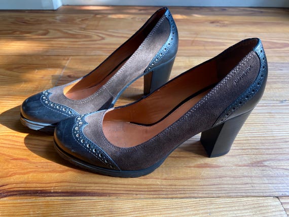 Escarpins Geox respira daim cuir Pointure 38 38 5 FR 5 5 5 UK 6.5 7 US Etsy France
