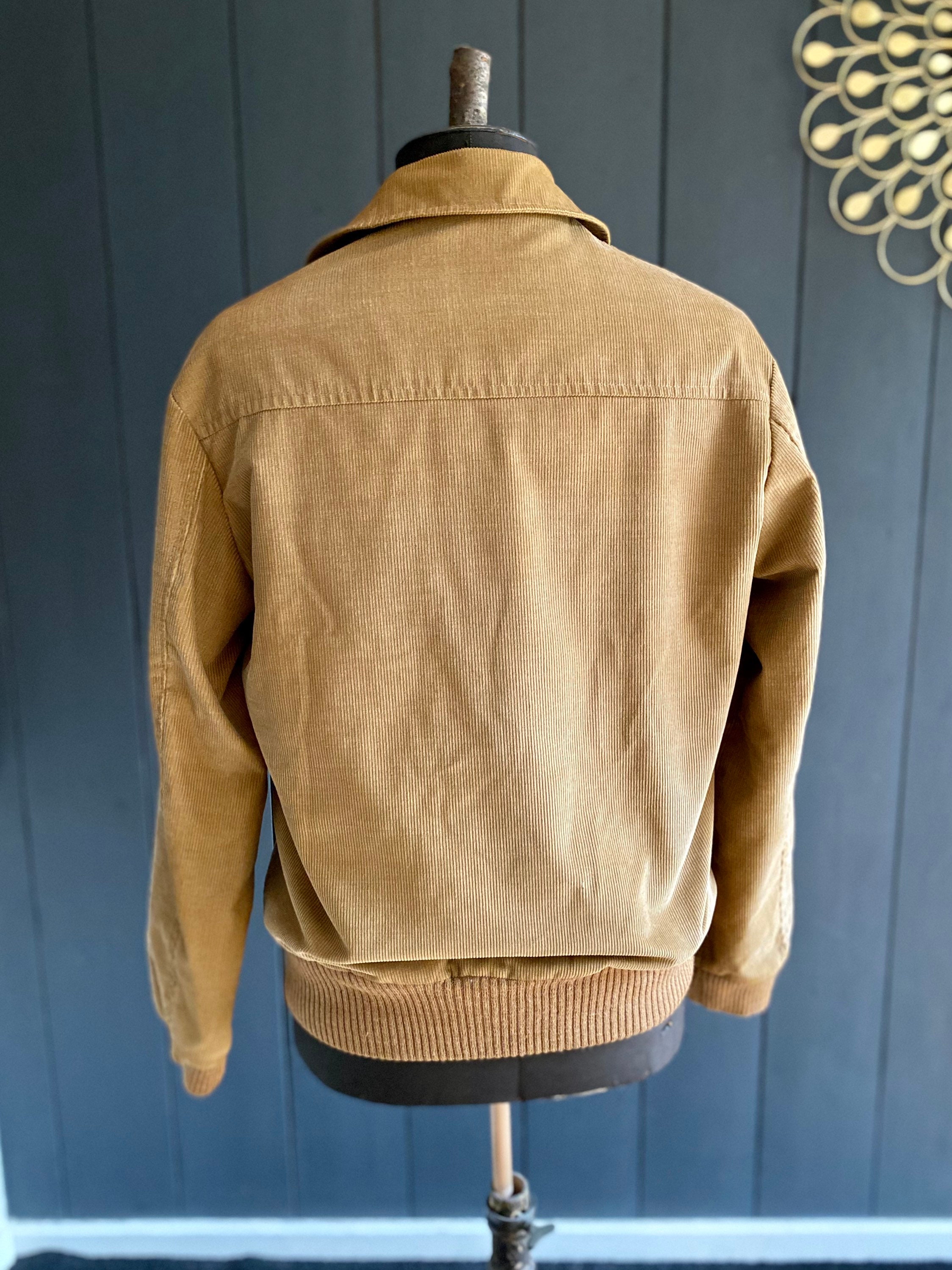 Vintage 80s Men's/unisex Sports Jacket in Fine Corduroy With Vintage 80s Men's/unisex Sports Jacket in Fine Corduroy With