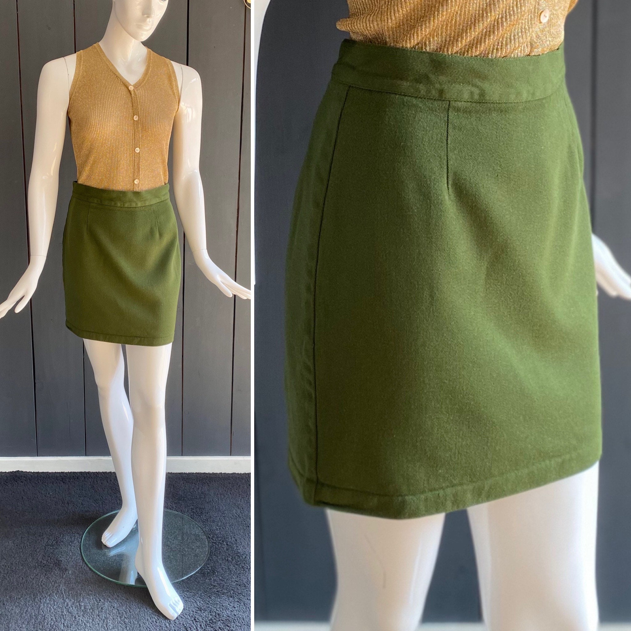 Jupe short fleurie verte femme – Loïcia