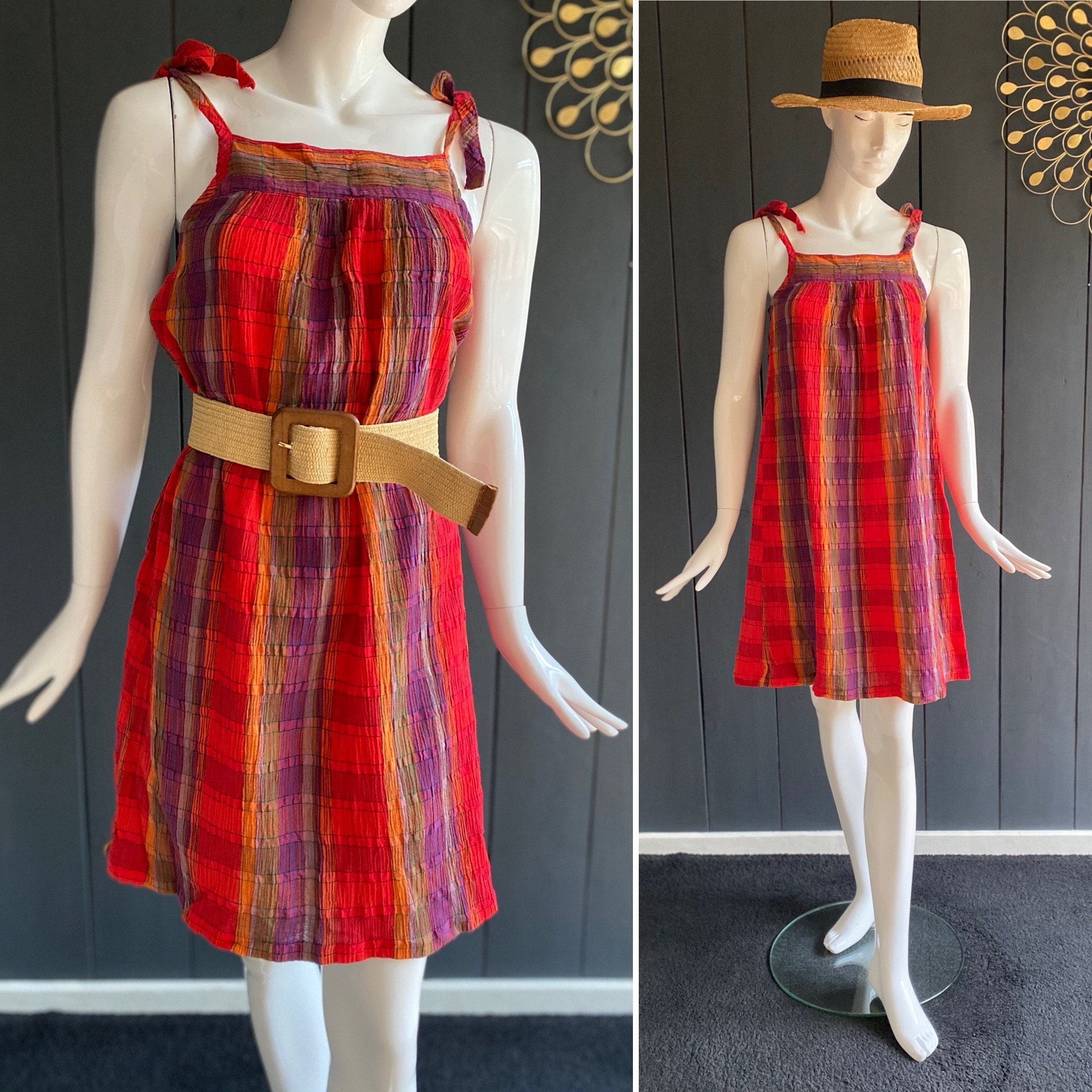 Robe madras Etsy France