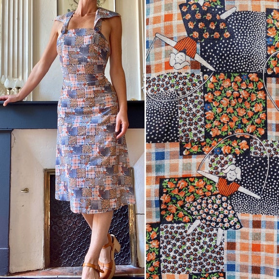 robe tablier vintage