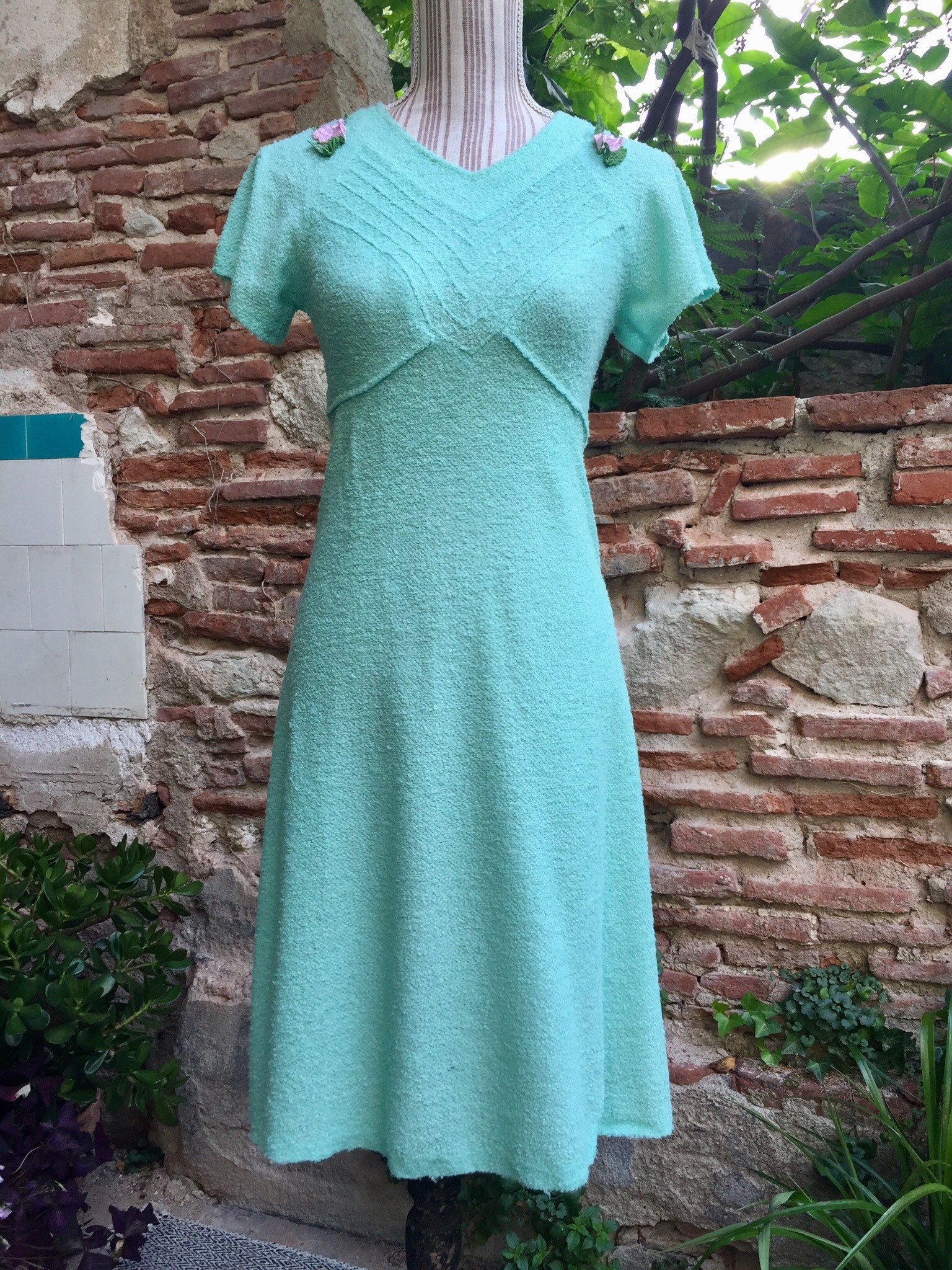 Pretty Dress Short Sleeves in Sponge 
