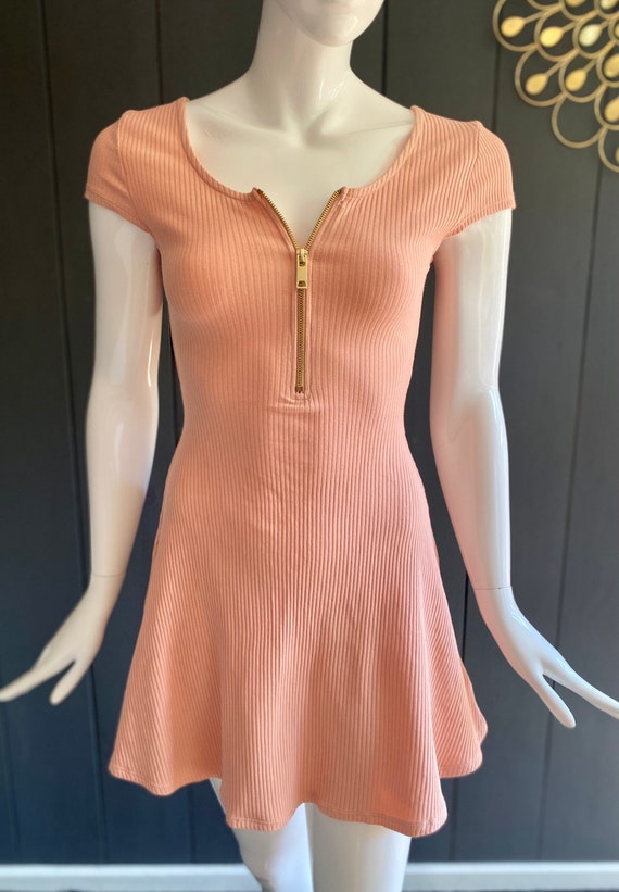Vintage Y2K skater dress inspired by 90s old pink… - image 8