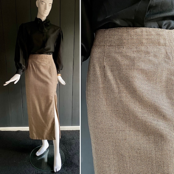 80s tweed cheap skirt