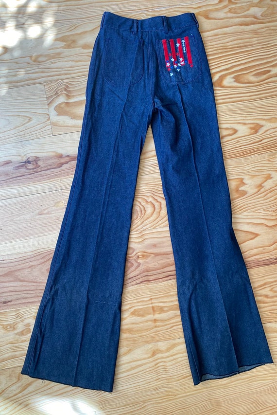 Vintage elephant leg jeans 70s in dikke 
