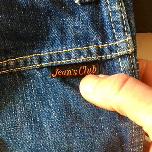 Adorable paire de jeans enfant vintage 70s pattes d'éléphant T 4/5 ans image 9