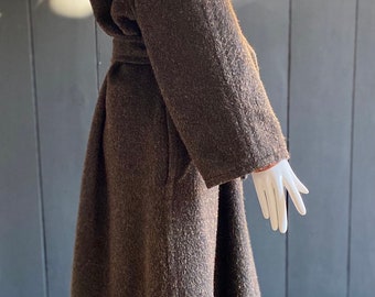 Chantal Thomass, Superb Vintage 80/90s Wool Coat in Iced Brown
