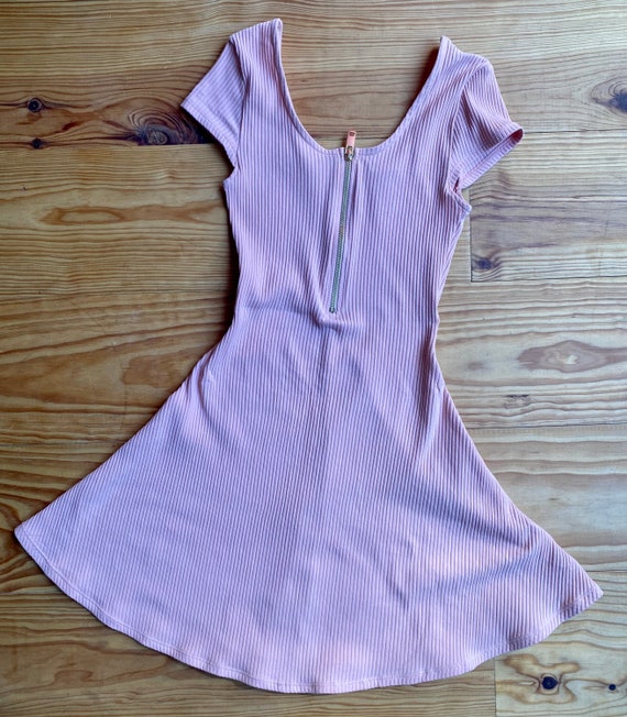 Vintage Y2K skater dress inspired by 90s old pink… - image 10