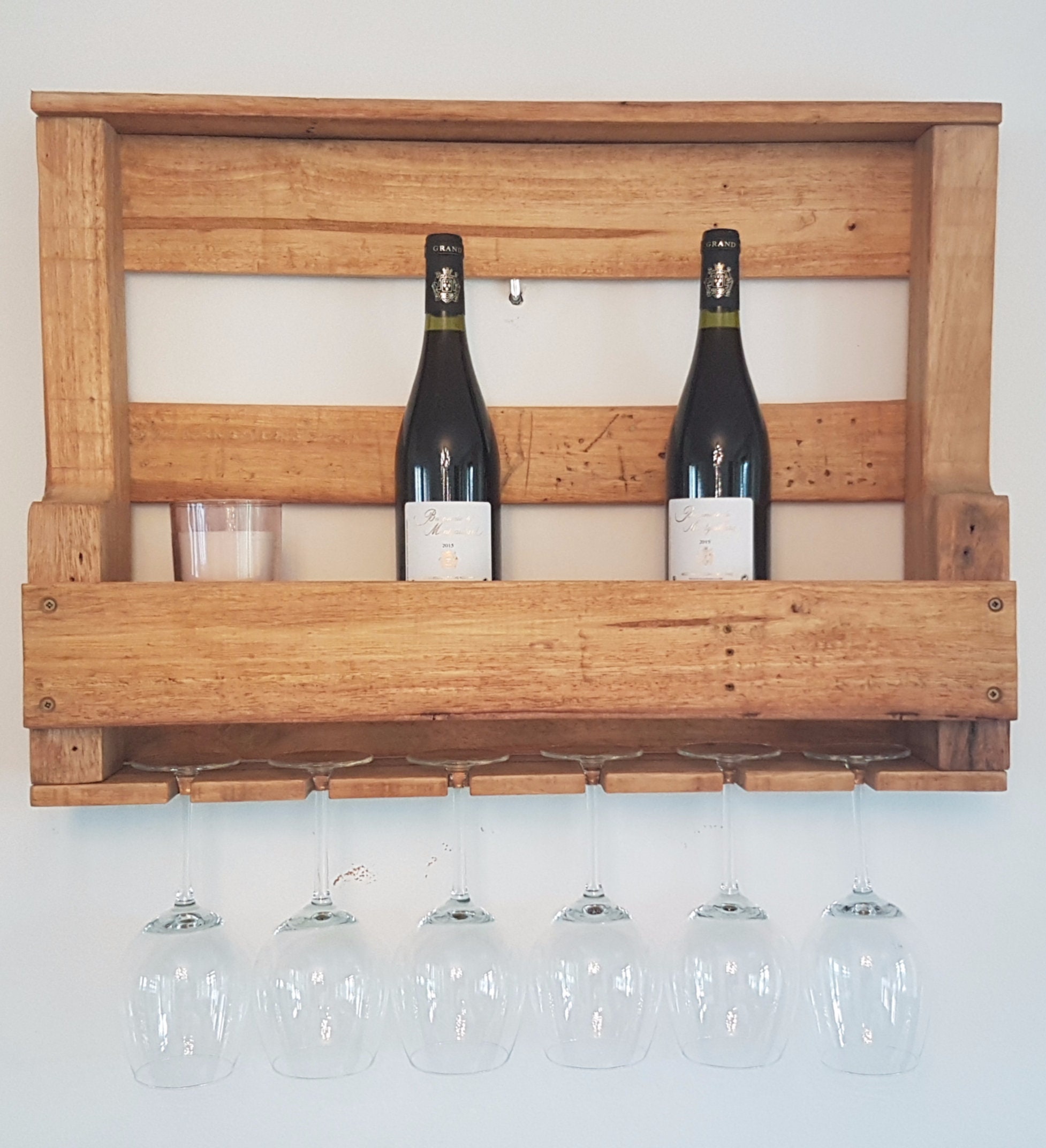 Weinregal Paletten Palettenregal Upcycling Weinregal Etsy