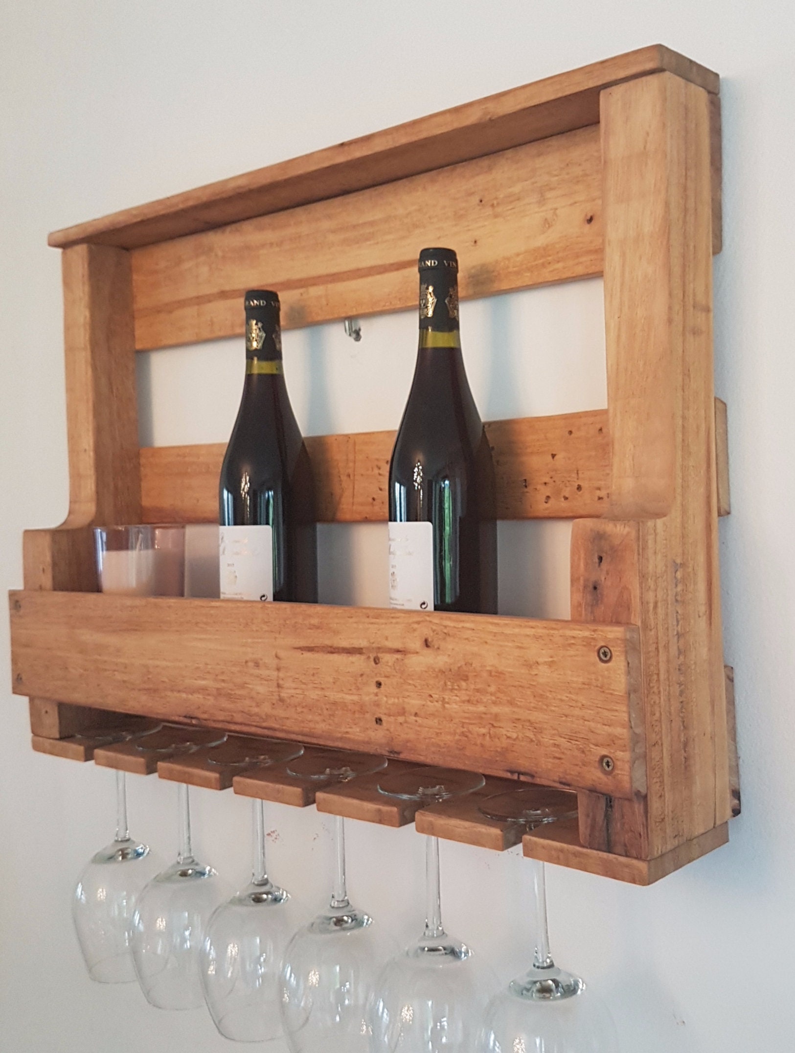Weinregal Paletten Palettenregal Upcycling Weinregal Etsy