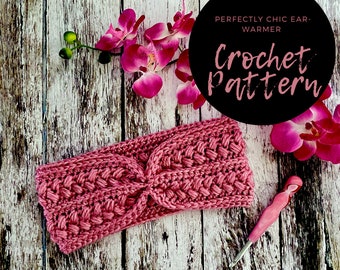 Modello all&#39;uncinetto per scaldaorecchie Perfectly Chic