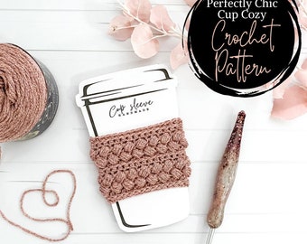 Perfectly Chic Cup Cozy Crochet Pattern