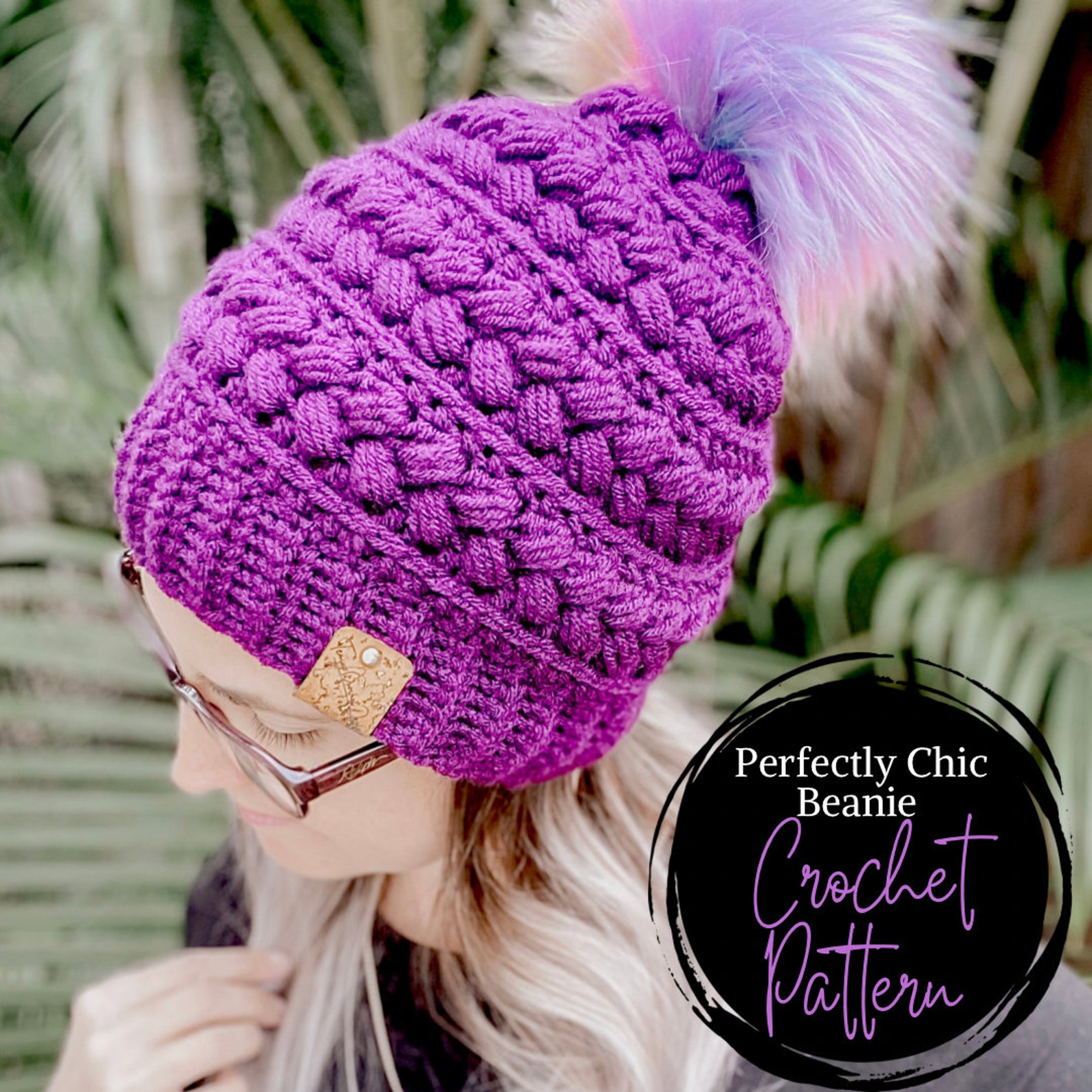 Perfectly Chic Beanie Crochet Pattern, Beanie Pattern, Crochet Beanie