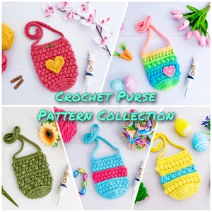 Collection de modèles de sac à main, modèles au crochet, sacs à main, sac à main pour tout-petits, sac à main de Pâques, sacs, sac au crochet, modèle au crochet