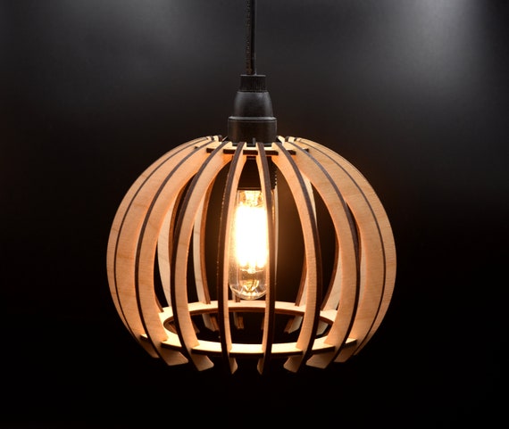 Wooden lamp - Séléné