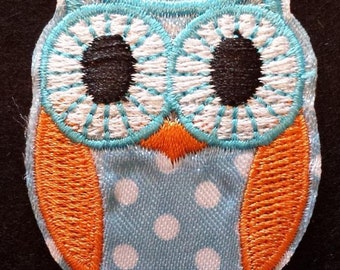 Owl Sewing/ironing application, Iron-on Patch, Application, Patch, Uhu, Owl
