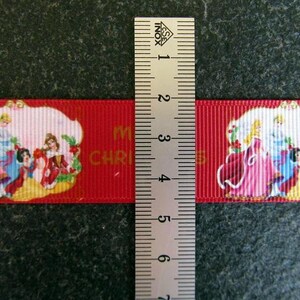 Grosgrain, Webband, Christmas Ripsband, 25 mm Ribbon image 3