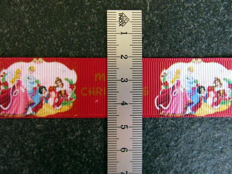 Grosgrain, Webband, Christmas Ripsband, 25 mm Ribbon image 3