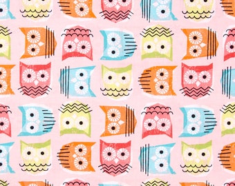 Enchanted Forest Owls, Timeless Treasures,Stoff Fabric Eule Uhu Herbst