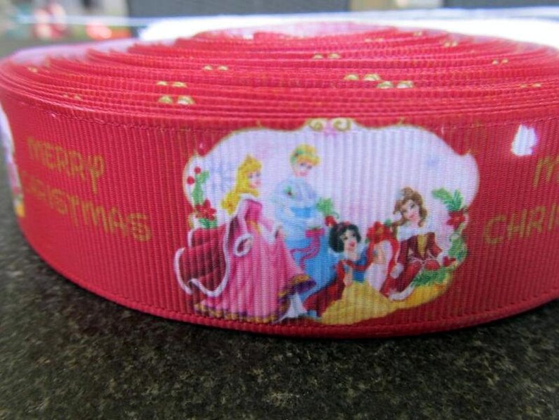 Grosgrain, Webband, Weihnachts Ripsband, 25 mm Ribbon Bild 1