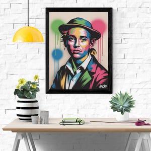 JayJay Street Art Portrait | Pop Graffiti Kid (digital nedladdning)