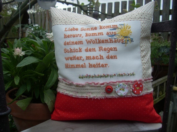 Kissen Mit Spruch Liebe Sonne