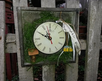 Wanduhr "Frühling"