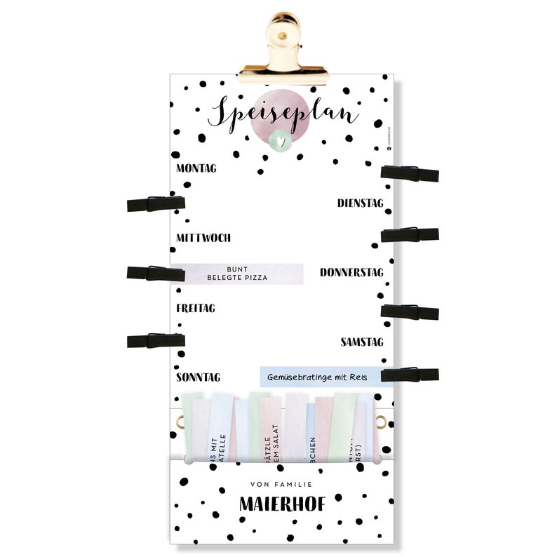 Speiseplan personalisiert-Punkte Bild 3