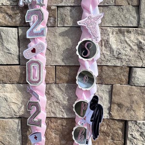 Handmade Graduation Ribbon Lei: RN BSN Nurse, Class of 2025
