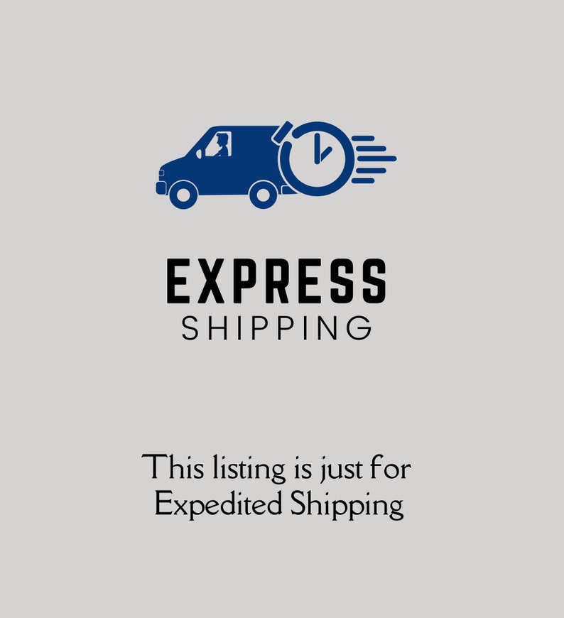 Expedited Sign Expedited Shipping Upgrade - Etsy