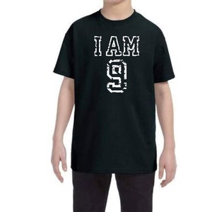 I am 9 T-shirt Outfit Boys Shirt 9th Birthday 9 Years Old
