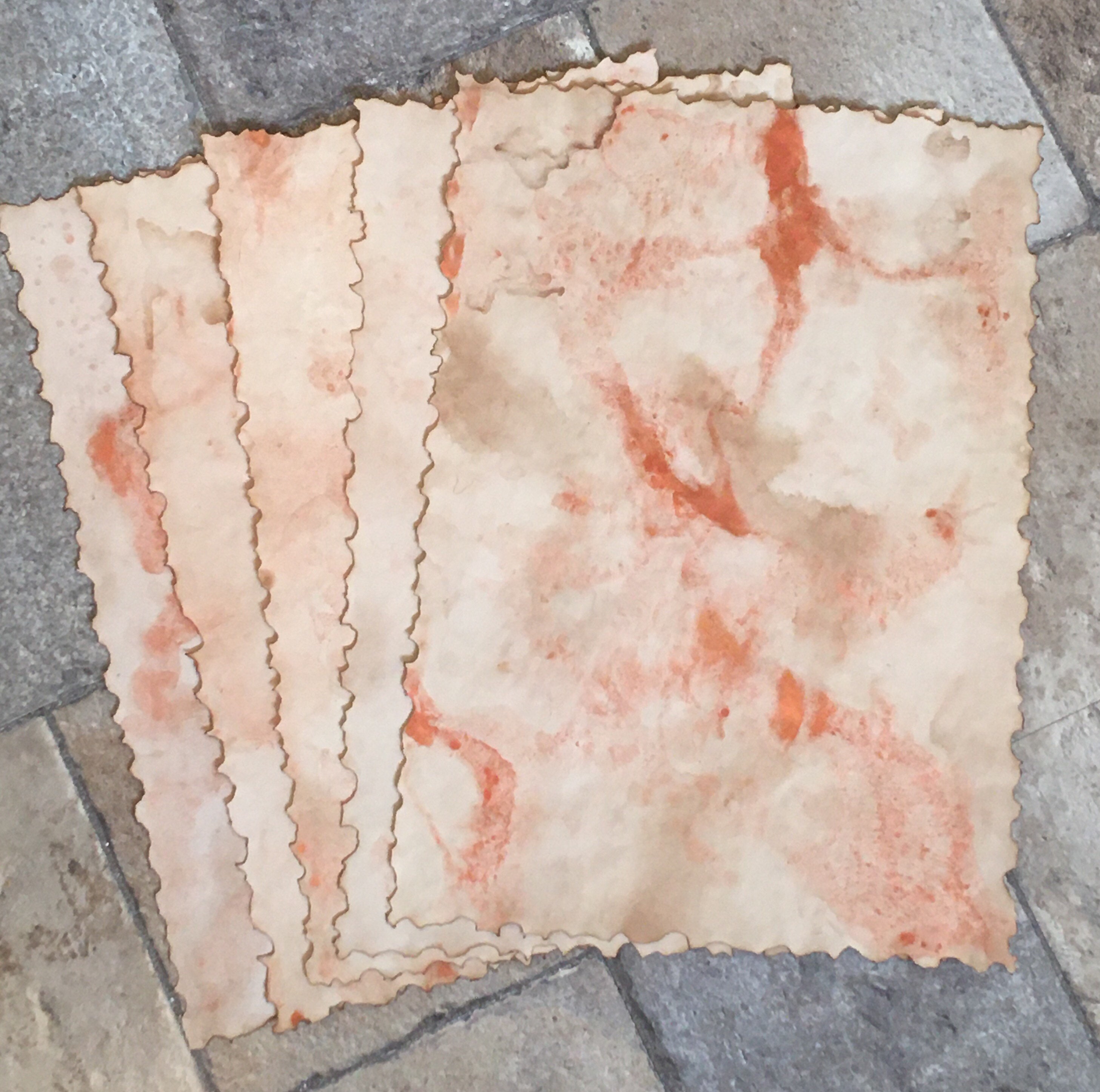 1 x A4 Hand Dyed Antique Vintage Parchment style paper Etsy